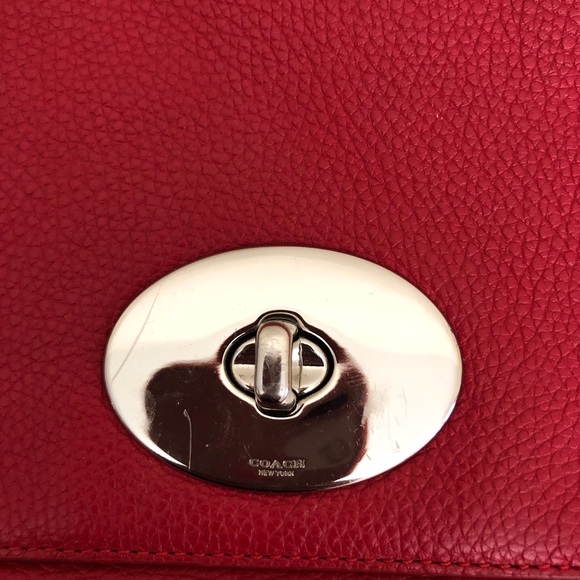 Coach Red And Silver CrossBody Bag - Picture 8 of 8